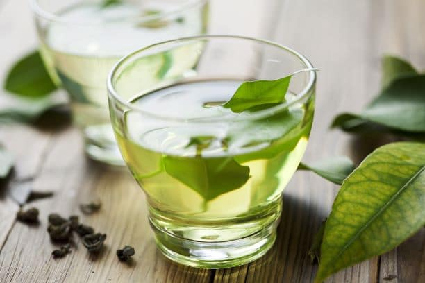 Green tea leaves Salcura natural skincare